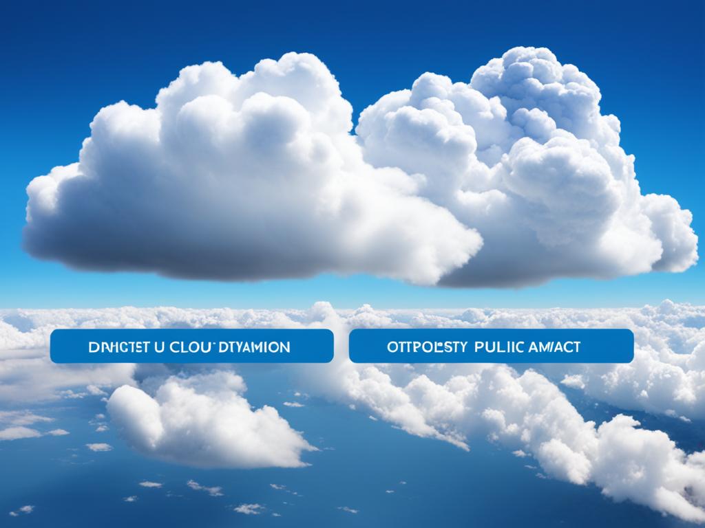 public cloud, private cloud, hybrid cloud
