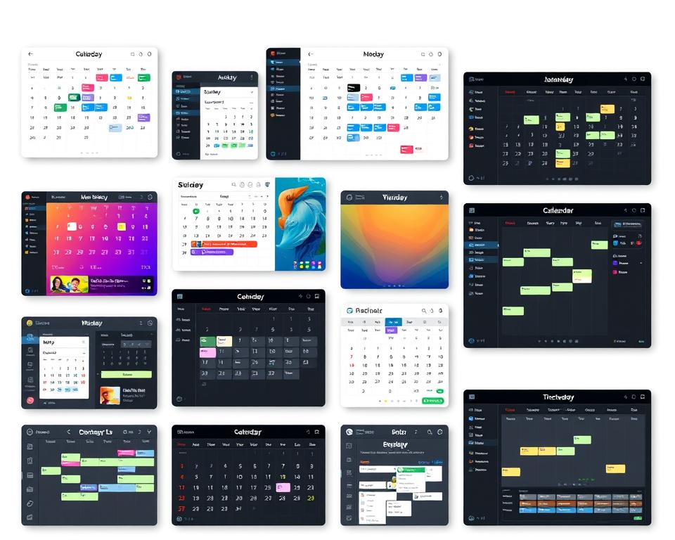 Calendar customization options