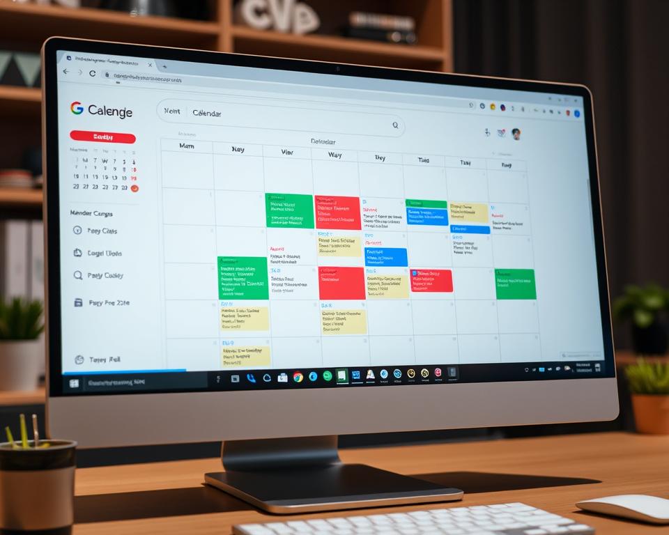 Google Calendar interface