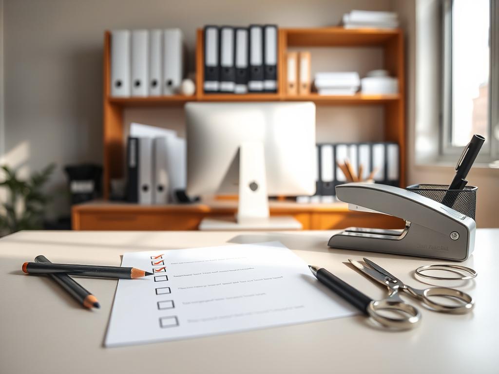 essential office supplies checklist