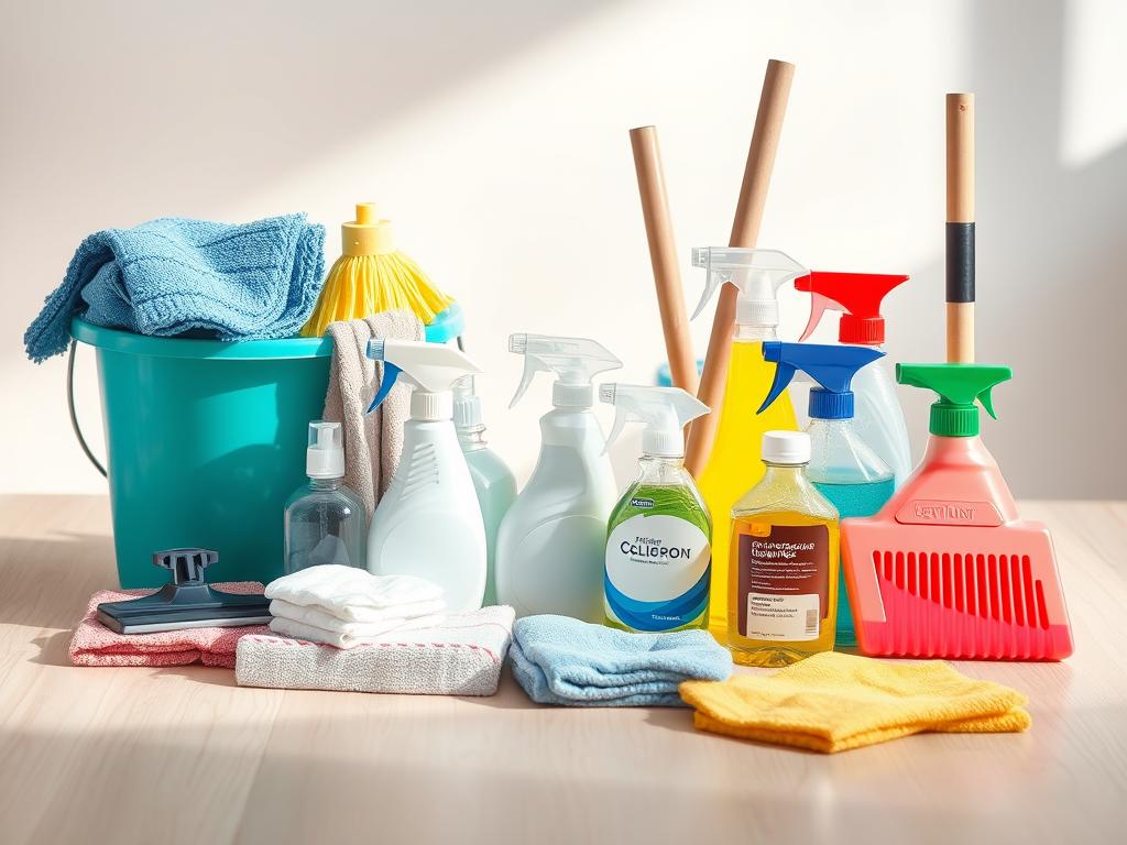 office cleaning and maintenance supplies for workplace organization